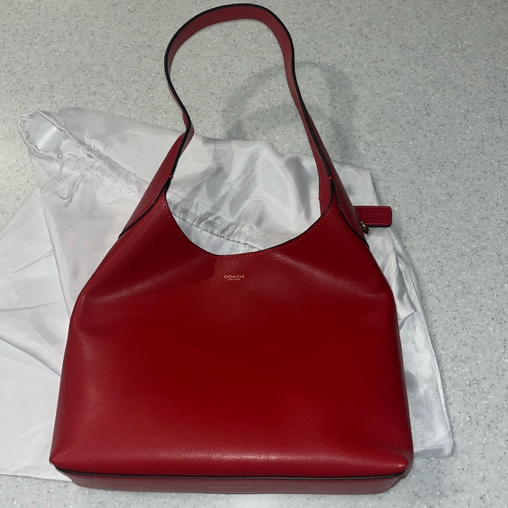 Red coach purse